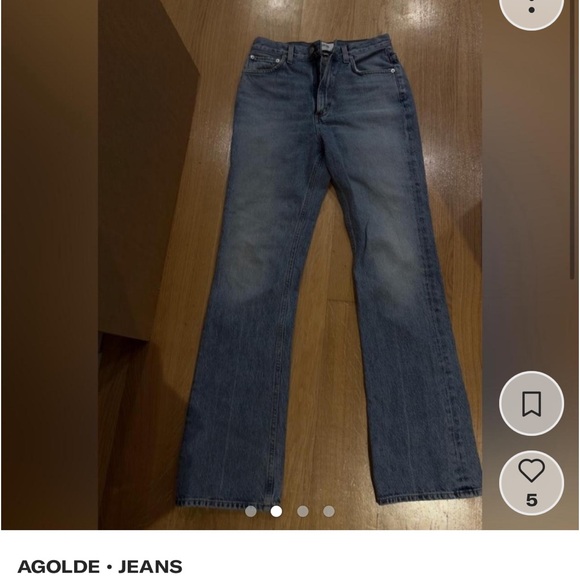 Agolde flare jeans high waisted - Picture 2 of 4